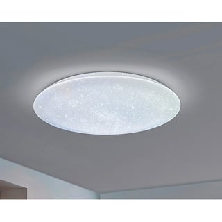 Trio LED-Deckenleuchte Nagano mit Sternenhimmel Ø 79 cm Weiß