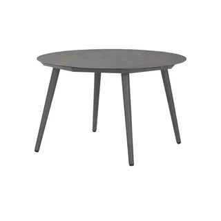 MWH Das Original Streckmetalltisch Ø 105 x 74 cm eisengrau