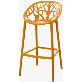 SKLUM 2er Set Outdoor-Barhocker Ores Senfgelb ↑65 cm