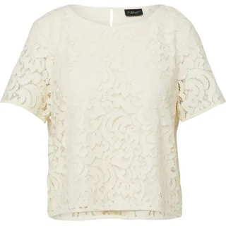 s.Oliver Kurzarmbluse mit floralem Muster Beige 48
