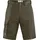 Shorts Herren Trekkinghose Dunkelgrün 46
