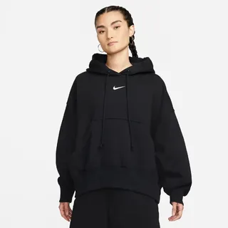 Nike Sportswear Phoenix Over-Oversized Fleece Hoodie Damen 010 black/sail XL