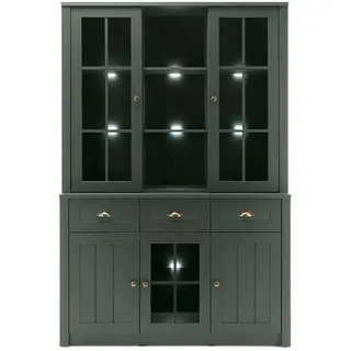 furn.design Buffetschrank Forres 130 x 196 cm GRÜN