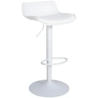 deluke Barhocker JUTO 68,5-94 x 43 x 44 cm Weiß