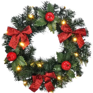 bonsport Weihnachtskranz 28 cm grün