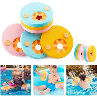 kaianda 6 Stück schwimmscheiben ab, schwimmscheiben Kinder, Eva Schaum, Schwimmflügel für Babys, Für Kinder zum Erlernen des Schwimmens als Hilfsmittel geeignet
