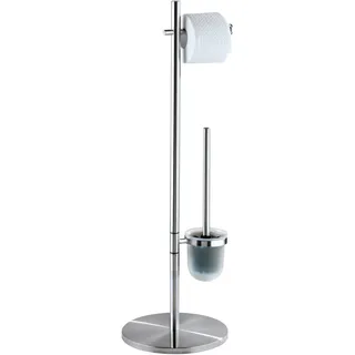 Wenko WC-Bürstengarnitur Pieno Edelstahl Silber