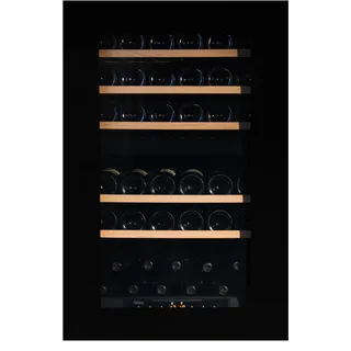 Pevino Majestic Push Open 42 Flaschen - 2 Zonen - Schwarze Glasfront - Integrierbar