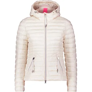 Cartoon Damen Steppjacke mit Reißverschlusstaschen Wind Chime,42 - 42