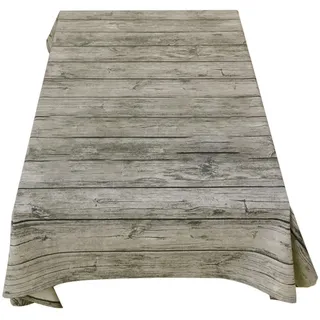 Rechteckige Tischdecke Mit Holzoptik, Landhausstil, Für Den Außenbereich, 140 X 140 Cm / 180 X 200 Cm.