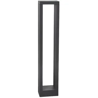 LUCANDE Außenleuchte Aluminium 12 cm x 8,2 cm x 60 cm 1-flammig schwarz