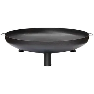 Grillfürst Feuerschale Ø 100 cm aus Stahl - Feuerschale für den Garten oder die Terrasse, massiv, langlebig und hitzebeständig, für Lagerfeuer oder als Kochstelle, Durchmesser 100 cm