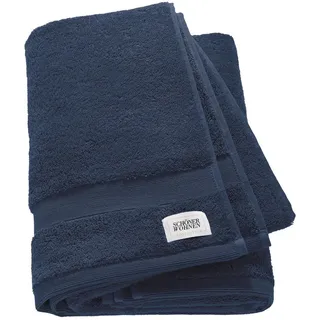Schöner Wohnen Cuddly Duschtuch 70 x 140 cm marine