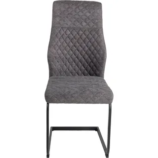 Duo Collection Freischwinger Kaila grauer Webstoff