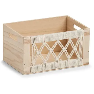 Zeller Aufbewahrungskiste Boho 30 x 20 x 16 cm 1-tlg. braun