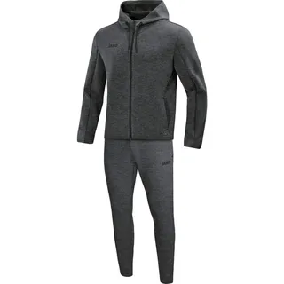 Jako Premium Basics Jogginganzug mit Kapuze anthrazit meliert 34 Damen