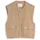 Loose-Fit Weste Beige XL
