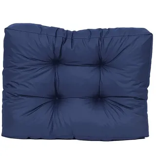 TexDeko Palettenkissen 60 x 80 x 18 cm blau 1 St.