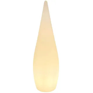 GLOBO LED Stehleuchte Kunststoff 24x80 cm 1x E27 warmweiß weiß