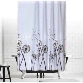 KS Handel 24 Textil Duschvorhang 240x200 cm (Pusteblume)