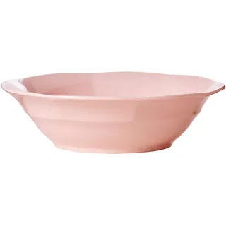 RICE Melamin Suppenteller einfarbig, Ø19 x H5,5cm, rosa