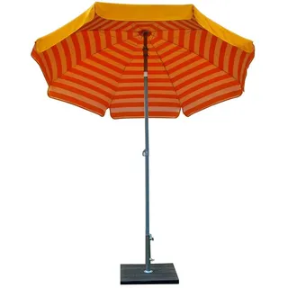 Maffei - Art 181 Venezia Sonnenschirm rund Baumwolle Duplex Ø 200 cm gelb gestreift