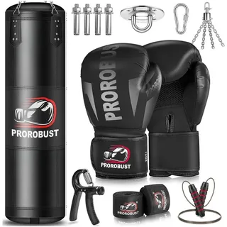 luxuskollektion Boxsack 120cm Heavy Duty Oxford Tuch mit 12oz Handschuhen MMA