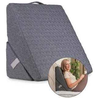 Vitapur Vitaspine Lesekissen 54,5 x 55 x 33 cm Grau