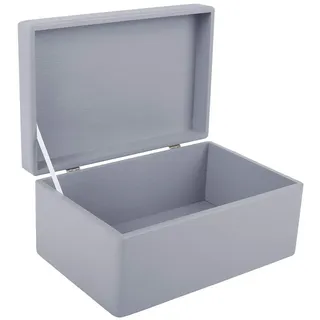 Creative Deco Aufbewahrungskiste 30 x 20 x 14 cm 1-tlg. grau