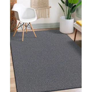 MERINOS Teppich Mix Art anthrazit B/H/L: ca. 80x12x150 cm - Anthrazit