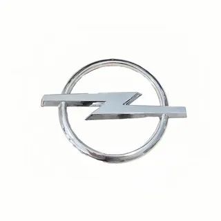 SJSMZX Auto Emblem für Opel Corsa 2006-2014, Heckklappe Grill ABS Buchstaben Logo Aufkleber Schriftzug Abzeichen Dekoration Zubehör,9.1 * 7.0cm