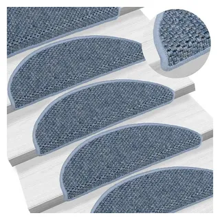 vidaXL Stufenmatte 56 x 17 cm Blau