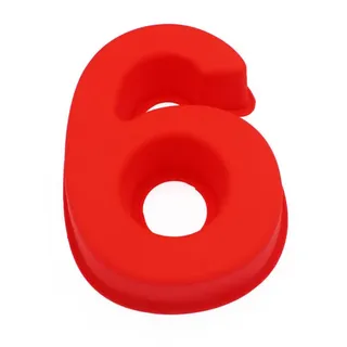 25,4 cm Nummer 0~9 Silikon-Kuchenform, digital, antihaftbeschichtet, für Kuchen, Backform, Dekoration (6)