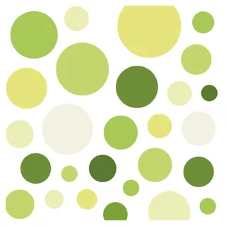 Little Deco Wandsticker 86 Punkte Kinderzimmer Junge Mädchen Kreise | grün | viele Farben Wandtattoo Klebepunkte Wandaufkleber Dots bunt DL390