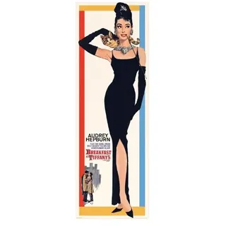 Audrey Hepburn – Breakfast at Tiffany – 53 x 158 cm zeigt/Poster