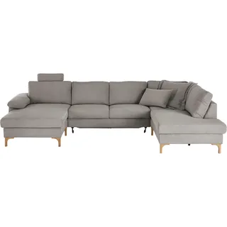 Candy Wohnlandschaft Polyester 2-Sitzer Grau