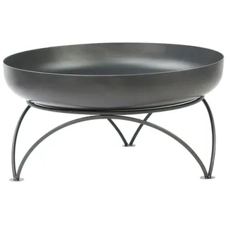Feuer-Anker Feuerkorb Feuerschale Garten Pan 8 Ø 80 cm Schwarz