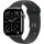 GPS + Cellular 46 mm Slate Titanium Sport band black M/L