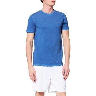 Schöffel Herren Merino Sport Shirt 1/2 Arm M, temperaturregulierendes Unterhemd, atmungsaktives Funktionsunterwäsche-Shirt in Wollqualität, imperial b, M