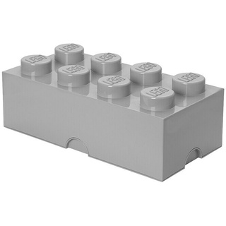 Lego Aufbewahrungsbox Brick  (L x B x H: 50 x 25 x 18 cm, Grau, Kunststoff)