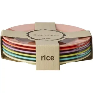 Rice Melamin Dessertteller, Glory Days Colors, 6er Pack