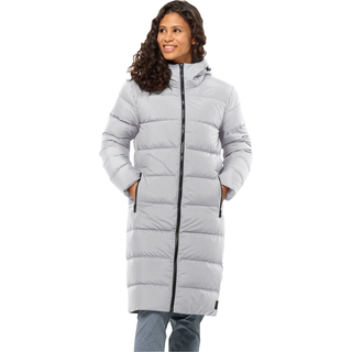 Funktionsmantel JACK WOLFSKIN "FROZEN PALACE COAT W" Gr. XL, grau (moonwalk) Damen Mäntel Sportjacken mit Kapuze