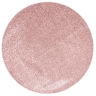 Snapstyle Luna Hochflorteppich Ø 160 cm Rosa