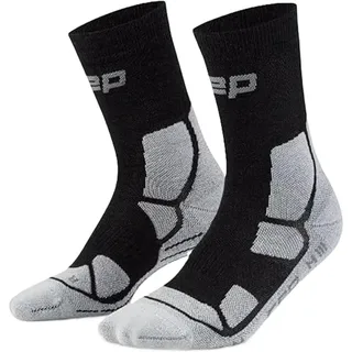 CEP Hiking Mid Cushion Wandersocken Schwarz/Grau 5
