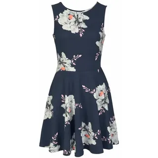 beachtime by lascana Strandkleid Blumenprint Blau 44