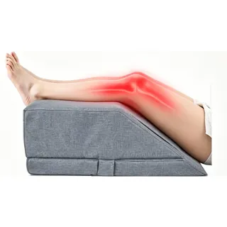 Venenkissen Beinhochlagerungskissen Kühl-Gel Memory-Schaum Kissen für postoperativ, Ischias, Rücken & Hüft, Knöchelschmerzen Schlaf Blutkreislauf–Beinkissen zur Entlastung & Lagerung müder Beine