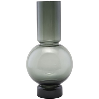 House Doctor 202100991 Vase, Eisen, Grau, Dm: 17.5 cm , h.: 35 cm