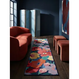 KADIMA DESIGN DAHLIA Teppichläufer 80 x 300 cm Bunt