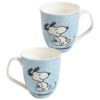 SNOOPY Kaffeetasse 0,28 l Blau