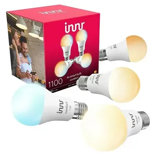 Innr Lighting Smart-LED-Lampe Bulb Comfort  (E27, Dimmbar, Kaltweiß, 1.190 lm, 10,5 W, 4 Stk.)